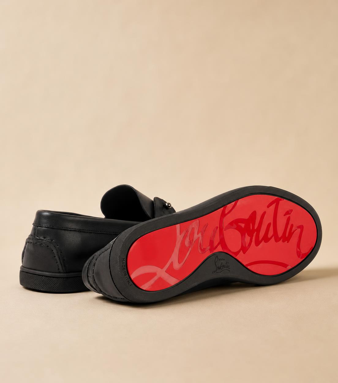 Red Sole Leather Loafers