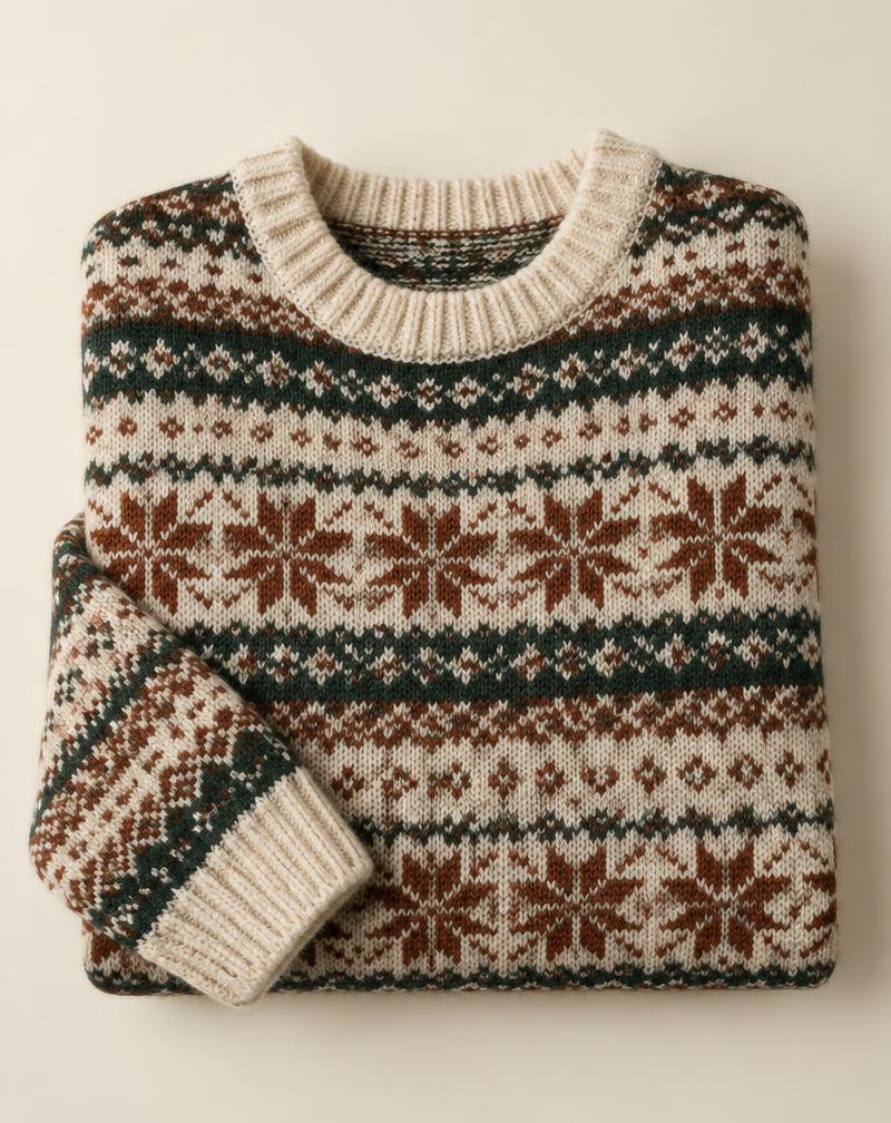 90s Fair Isle Wool Jumper